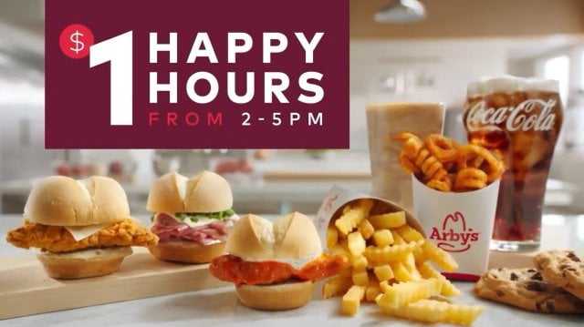 Arbys Hapoy Hour